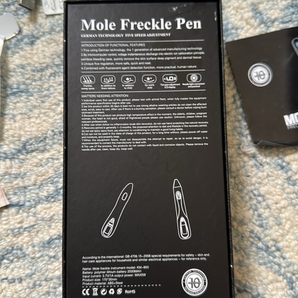 Fibroblast Plasma Pen Skin Freckle Tattoo Wrinkle Spot Removal Rechargeable USA - Picture 7 of 9